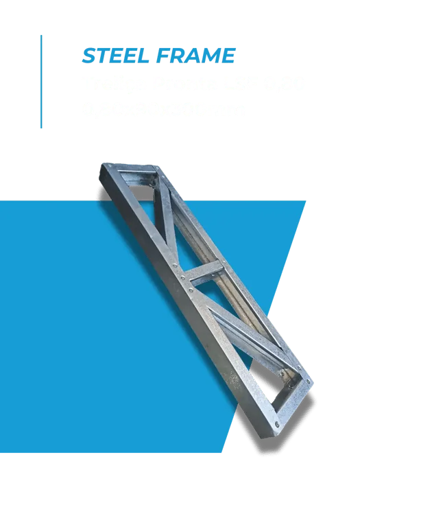 Steel Frame: Treliça Pronta LSF 0,80